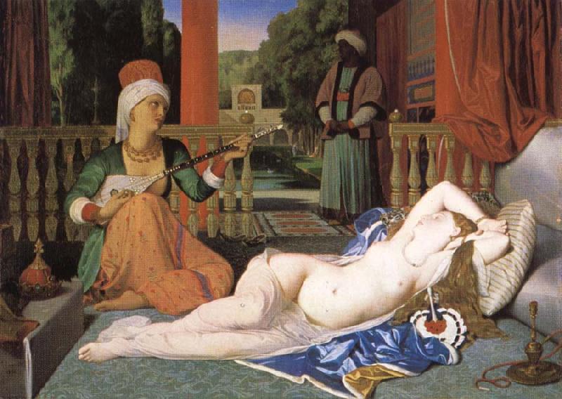 Jean-Auguste Dominique Ingres Odalisk with slave Germany oil painting art